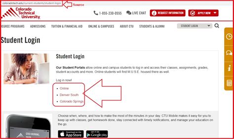 ctu smart card online|colorado tech student log in.